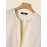 Women Plain Notched Neck Casual 3/4 Sleeve Blouse